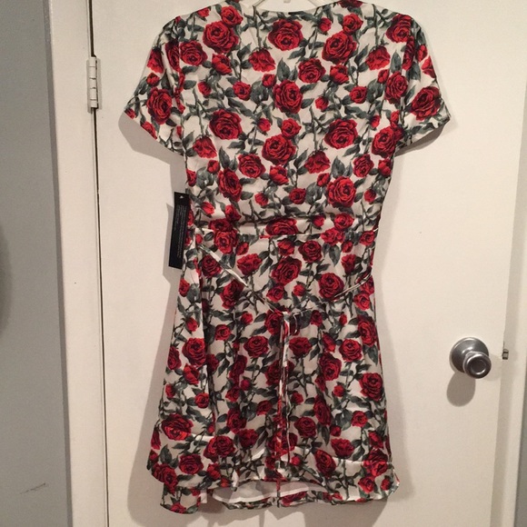 NWT WYLDR urban outfitter floral wrap dress - Picture 4 of 5